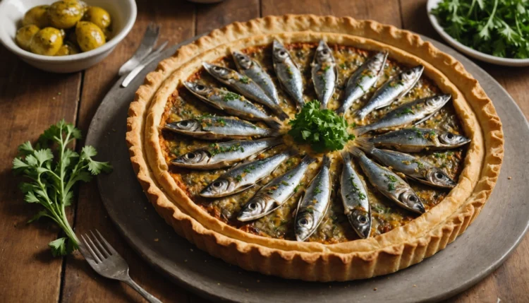 tarte a la sardine
