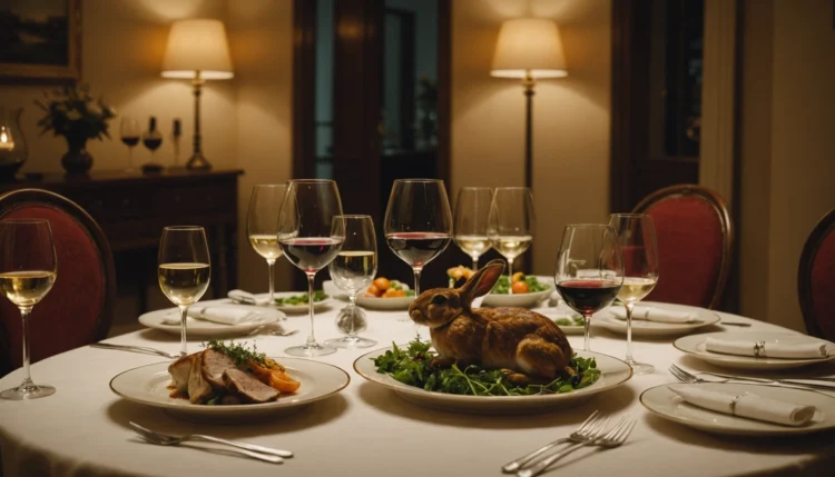 que boire avec du lapin au vin blanc